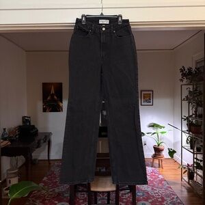 Abercrombie & Fitch black curve love the 90’s relaxed high rise jean